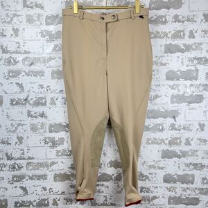 Vintage Millers Beige Breeches Horse Riding Pants USA Made Size 30 Stretch 29x22